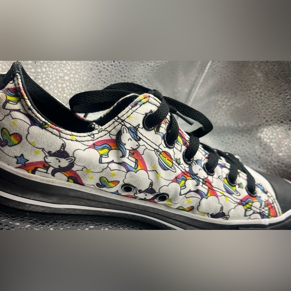 Converse Black and White Low-Top Sneakers - Picture 6 of 13